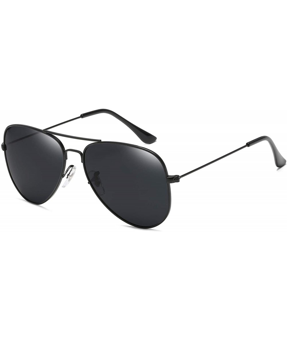 Aviator Polarized Aviator Sunglasses for Men and Women Metal Classic Mens Sunglasses Driving Sun Glasses - CB18G95W7ZT $16.26