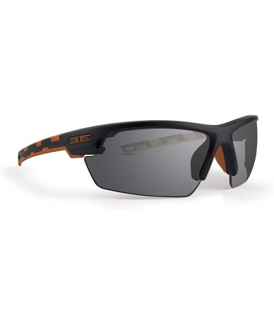 Sport Link Inlayed Rubber Sunglasses Frame/Lens Choices. EpochLink - Black/Orange/Smoke - CN17YZ24RAT $39.99