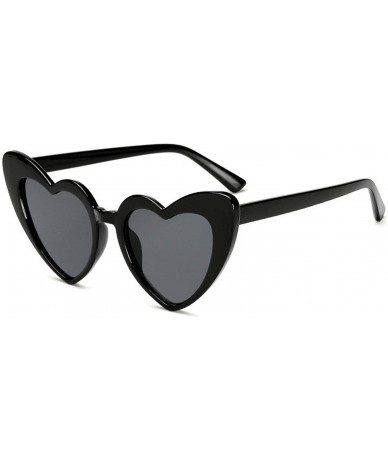 Cat Eye Vintage Sunglass Fashion Love Heart Sunglasses Women Cute Sexy Retro Cat Eye Cheap Red Female - C3 - CZ198AHYCQN $54.85