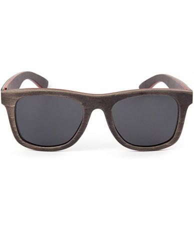 Rectangular Wood Sunglasses Skateboard comfortable skateboard - C8196WK4HGX $73.96