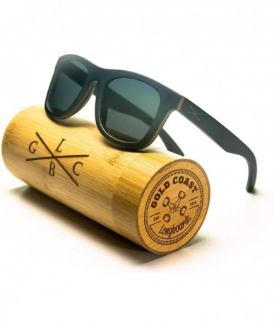 Rectangular Wood Sunglasses Skateboard comfortable skateboard - C8196WK4HGX $73.96