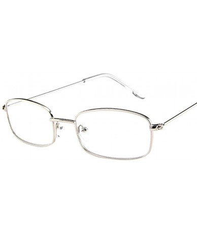 Wrap Glasses- Vintage Women Man Square Shades Small Rectangular Frame Sunglasses - 6192f - CI18RT860AC $18.37