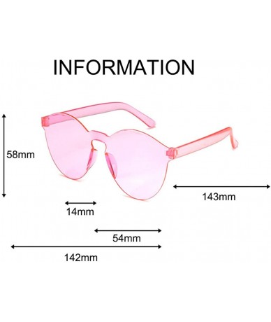 Rimless Heart Shaped Sunglasses + 1 Glasses Cloth Rimless Transparent Colored Glasses PC Frame Resin Lens - M - CD190DA0AW3 $...