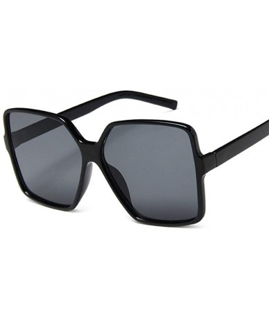 Sport Oversized Sunglasses Transparent Gradient Glasses - Black Leopard - CH199OEDQ8N $18.60