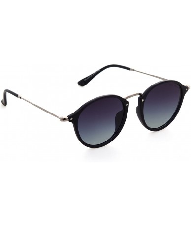 Round Made In ITALY Classic Round Sunglasses DS1537 - Matte Blue - CZ189NW292Z $41.12