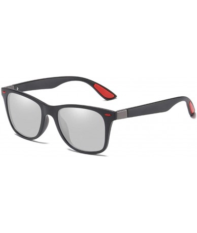 Rimless Photochromic Polarized Sunglasses Men Women for Day and Night Driving Glasses - A569-matte Black - CZ18YWCRLHR $32.83