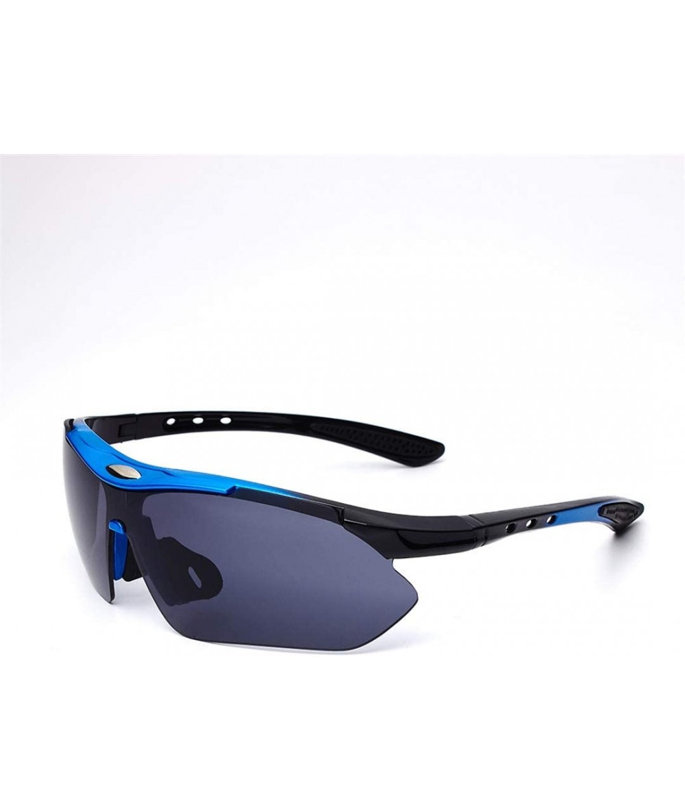 Rectangular Men Women Sport Hiking Driving Sunglasses Outdoor Sport Eyewear Sun Glasses - 9844 C5 - CY194O4M6XT $38.31