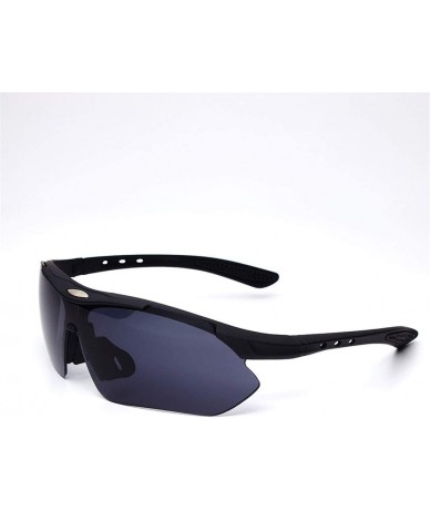 Rectangular Men Women Sport Hiking Driving Sunglasses Outdoor Sport Eyewear Sun Glasses - 9844 C5 - CY194O4M6XT $38.31