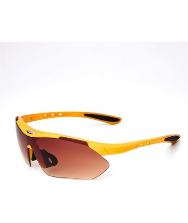 Rectangular Men Women Sport Hiking Driving Sunglasses Outdoor Sport Eyewear Sun Glasses - 9844 C5 - CY194O4M6XT $38.31