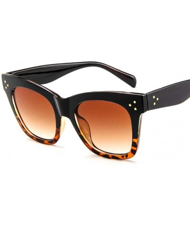 Aviator 2019 Fashion Cat Eye Leopard Sunglasses Vintage Women Brand Designer Plastic C2 - C7 - CP18YZWIG8E $17.04