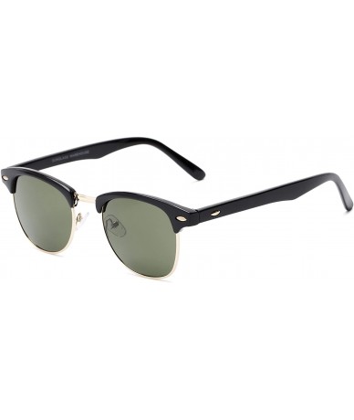 Wayfarer Sunglass Warehouse Whistler - Polycarbonate Browline Men's & Women's Full Frame Sunglasses - CU12NA29HHI $19.16