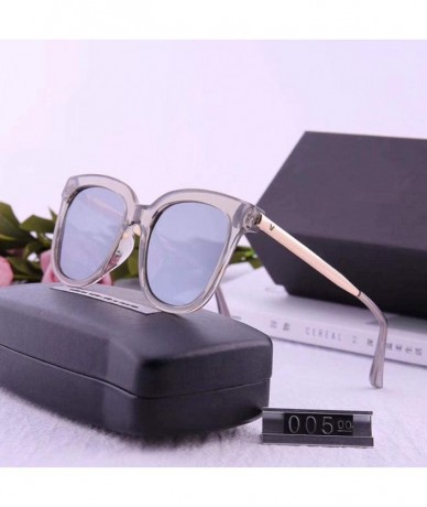 Square Polarized Sunglasses Men's and Women's Sunglasses Fashion Retro Square Polarized Sunglasses - CY18X9Y2YQS $76.83