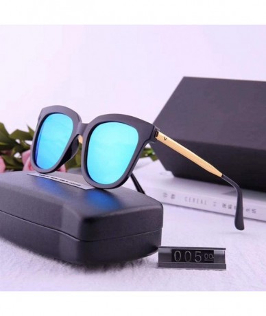 Square Polarized Sunglasses Men's and Women's Sunglasses Fashion Retro Square Polarized Sunglasses - CY18X9Y2YQS $76.83