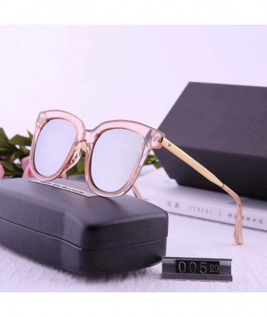 Square Polarized Sunglasses Men's and Women's Sunglasses Fashion Retro Square Polarized Sunglasses - CY18X9Y2YQS $76.83