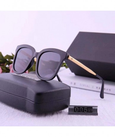 Square Polarized Sunglasses Men's and Women's Sunglasses Fashion Retro Square Polarized Sunglasses - CY18X9Y2YQS $76.83