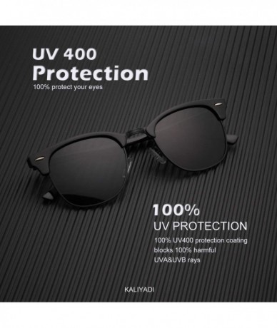 Wayfarer Classic Aviator Sunglasses for Men Women Driving Sun glasses Polarized Lens 100% UV Blocking - C918ULDGHCO $34.82