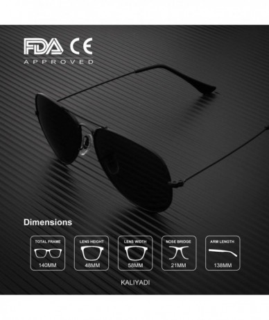 Wayfarer Classic Aviator Sunglasses for Men Women Driving Sun glasses Polarized Lens 100% UV Blocking - C918ULDGHCO $34.82