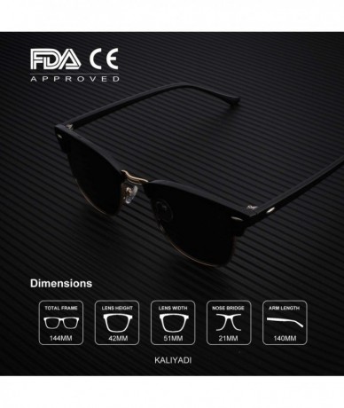 Wayfarer Classic Aviator Sunglasses for Men Women Driving Sun glasses Polarized Lens 100% UV Blocking - C918ULDGHCO $34.82