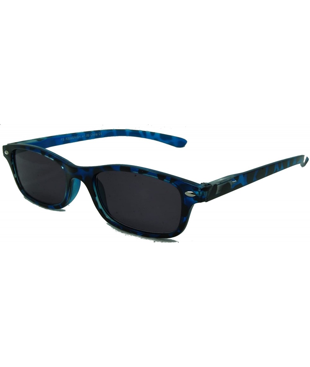 Rectangular Smarty Pants - Classic Look Full Reader Sunglasses Willi Have You Looking Stylin'. NOT BiFocals - Blue - C211JN1S...