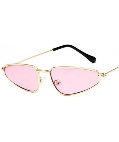 Cat Eye Small Ctue Retro Cat Eye Sunglasses Women Vintage Metal Sun Glasses Shaped Ocean Sunglass UV400 - C5 - C7198RXEN32 $2...