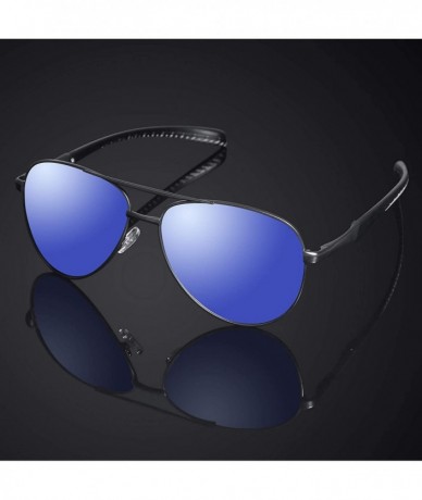 Sport Sunglasses Polarized Lightweight Protection - 3-gun/Blue Lens - CO194IWCSER $30.68