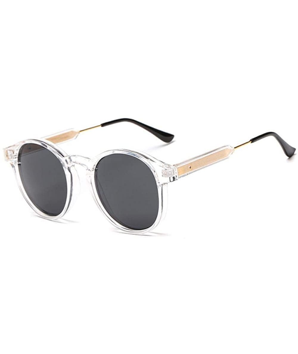 Aviator Sunglasses Retro Personality Cat Eye HD Lens Travel Outdoor Shopping Sun 1 - 3 - CF18YZWA0W0 $19.01