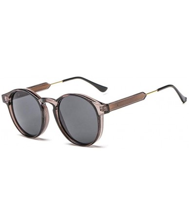 Aviator Sunglasses Retro Personality Cat Eye HD Lens Travel Outdoor Shopping Sun 1 - 3 - CF18YZWA0W0 $19.01