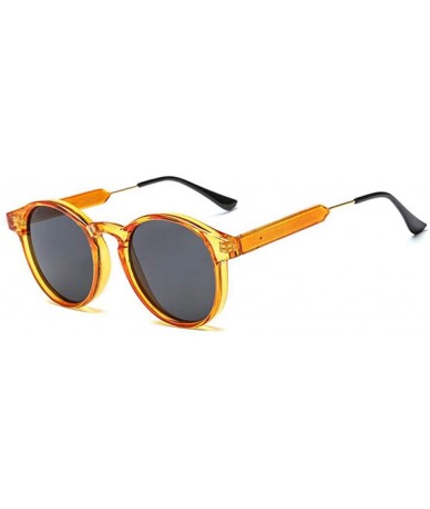 Aviator Sunglasses Retro Personality Cat Eye HD Lens Travel Outdoor Shopping Sun 1 - 3 - CF18YZWA0W0 $19.01