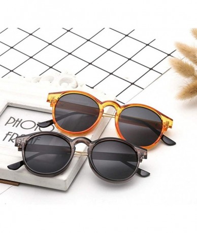 Aviator Sunglasses Retro Personality Cat Eye HD Lens Travel Outdoor Shopping Sun 1 - 3 - CF18YZWA0W0 $19.01