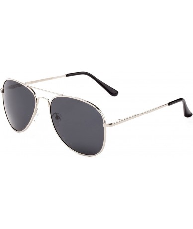 Aviator Polarized Sunglasses Classic Aviator Flash Full Mirror Lens Spring Hinge UV Protection - CB1855AX2D6 $39.32