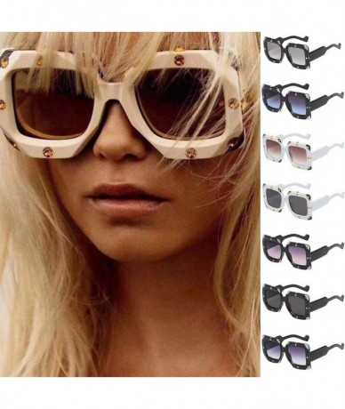 Rimless Metal Sunglasses Trendy Punk Glasses Frame Glasses Fashion Man Women Vintage Retro Sun Glasses Ladies Shades - B - C3...