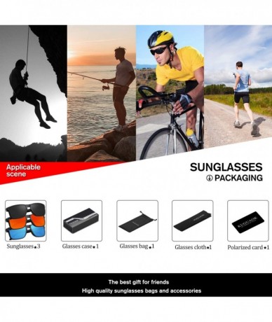 Sport Polarized Square Sunglasses For Men and Women Matte Finish Sun Glasses UV Protection Glasses - CQ192TUWKM2 $39.03