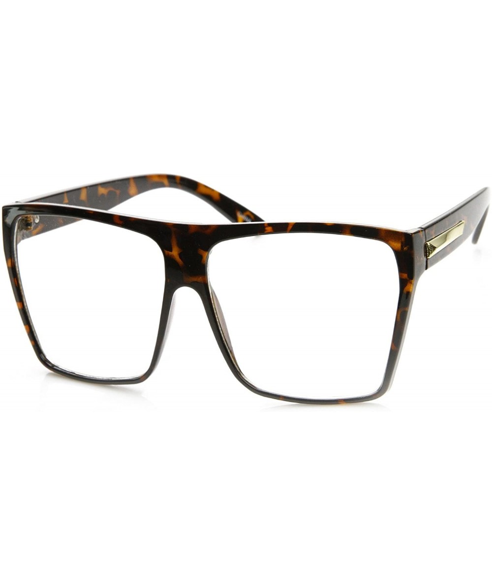 Square Davy' Square Fashion Sunglasses - Leopard - C411WP2WITJ $18.32