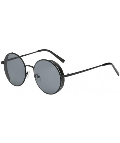 Semi-rimless Sunglasses Mens Polarized Military - A - C218TTD63UI $18.48