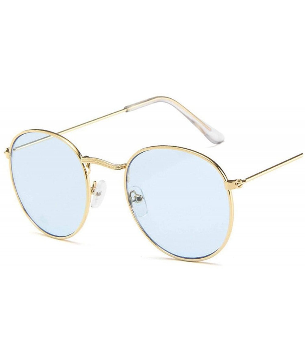 Square 2020 Fashion Oval Sunglasses Women E Small Metal Frame Steampunk Retro Sun Glasses Female Oculos De Sol UV400 - CG199C...