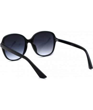 Butterfly Womens Classic 90s Plastic Minimal Butterfly Sunglasses - Black Smoke - C518UK4OZLI $20.16