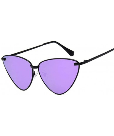 Aviator Cat Eye Sunglasses Women Vintage Retro Ladies Brand Designer Sun GoldTransPink - Goldgray - CZ18XQZ8Y7Q $17.21