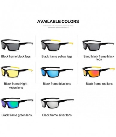 Goggle Men Polarized Goggles Sunglasses Rectangle Men Sport Outdoor Sunglass Mens Glasses UV400 Driving Glasses - CD199OR0UQE...