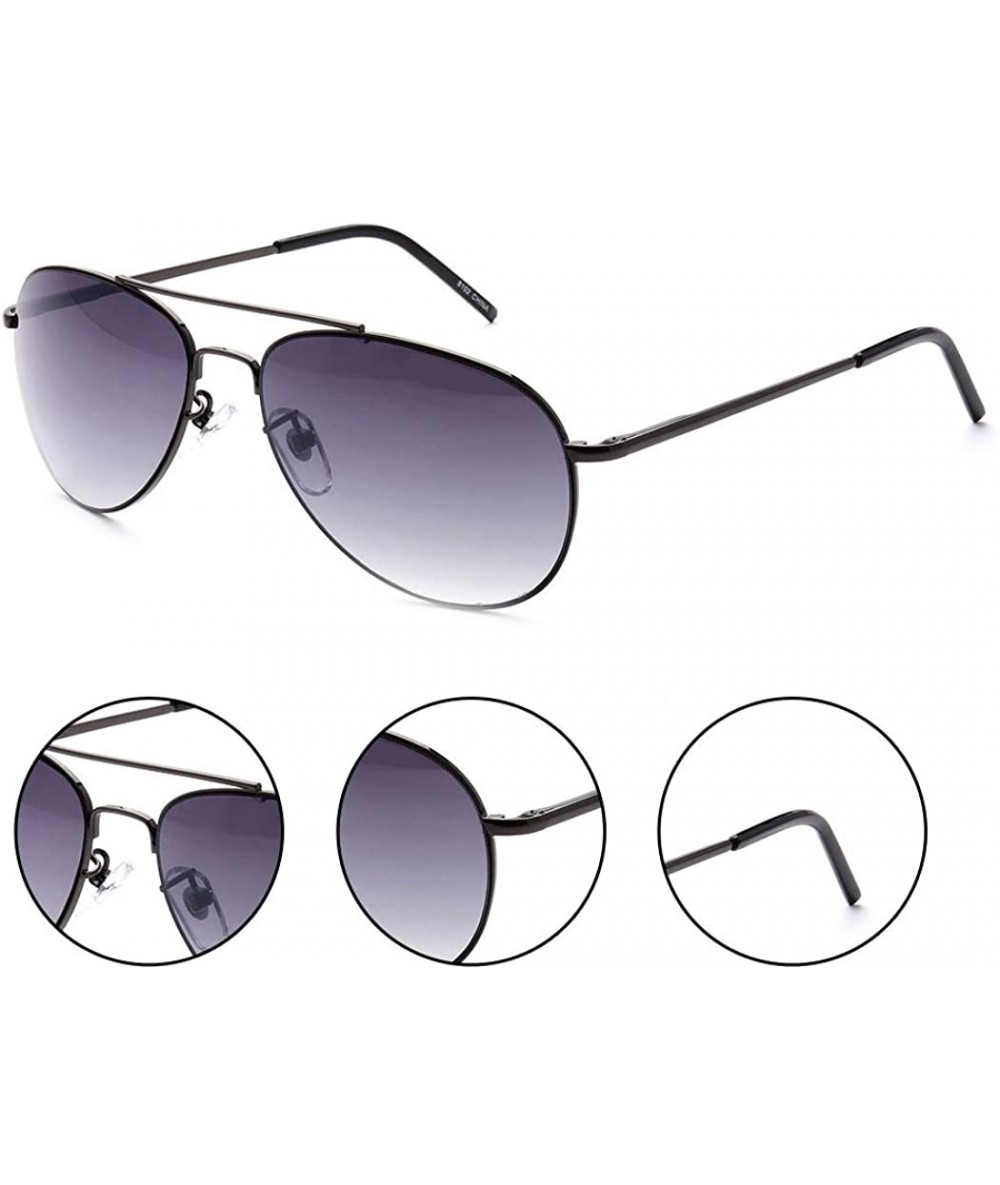 Aviator Retro Vintage Fashion Collection"Milestone" - Black Gradient - CK12KW9C2A5 $16.55