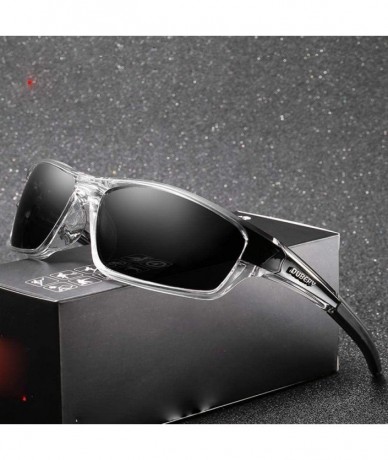 Oversized Men's Glasses Polarized Black Driver Sunglasses NO1 Polarized 620 - No6 - C818Y5WLZA9 $25.98