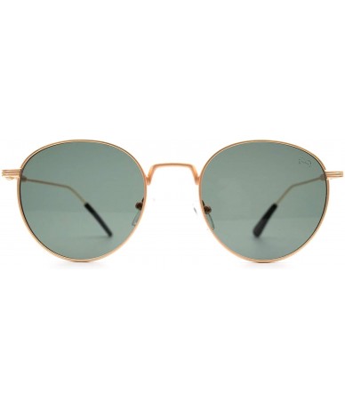 Oval F011 Classic Oval - for Womens-Mens 100% UV PROTECTION - Gold-brown - CB192T0UIS6 $35.54