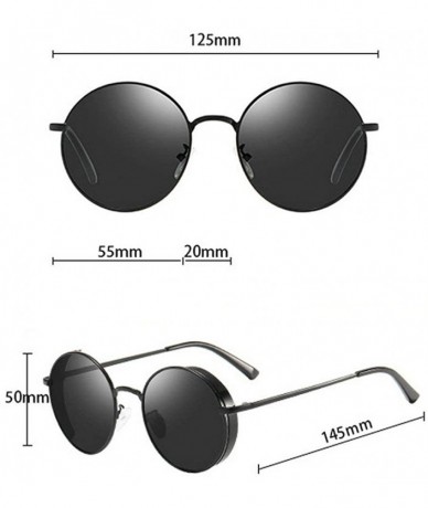 Round Fashion Lady Round Nearsighted Polarized Sunglasses Brand Designer Ladies Myopia Sun Glasses - CT18U28R7HG $31.67