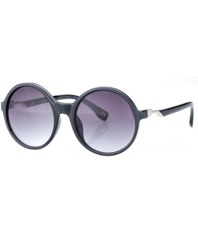 Round Linno Fashion Vintage Round Women Sunglasses 100% UV protection - Gradient Grey - CY19C9KKE6E $23.80