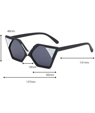 Oversized Reflective Oversized Sunglasses Polarized Protection - E - C918YM6MYDD $14.96