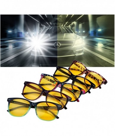 Wrap Night Vision Driving Glasses Polarized Anti-glare Clear Sun Glasses Men & Women Fashion - Tan - CO18CU89QRS $30.88