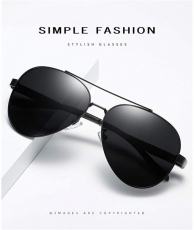 Aviator Unisex Polarized Aviator Sunglasses for Men/Women UV400 Protection Lenses Aluminum Frame 201977 - C2 - CC198KILXZH $1...