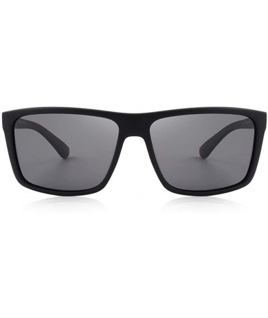 Aviator DESIGN Men Polarized Sunglasses Fashion Male Eyewear 100% UV C01 Black - C03 Silver - CQ18XE9CCW3 $29.09