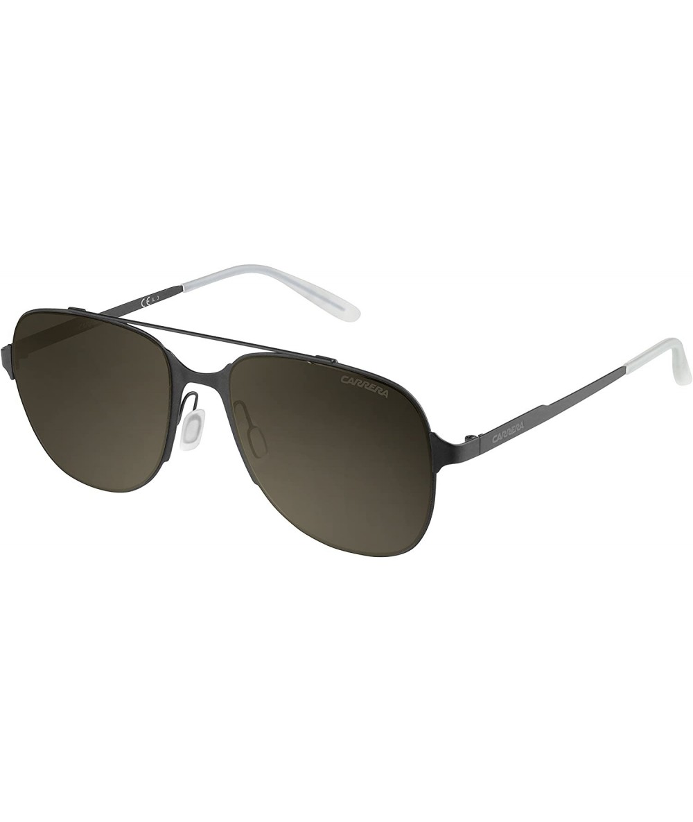 Aviator Men's CA114/S Pilot Sunglasses - Matte Black/Brown - CR111I69F67 $90.10