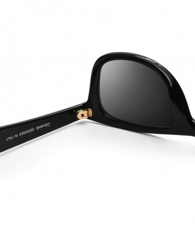 Round Giovent SUNGLASSES polarized High Tech Anti Scratch - CC192R4YEEK $43.75