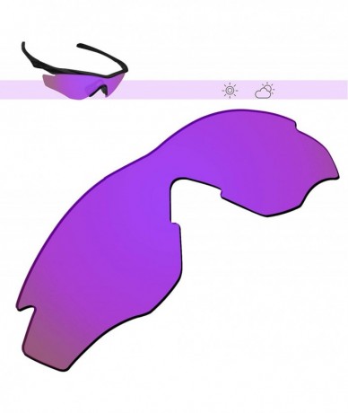 Sport 100% Precise-Fit Replacement Sunglass Lenses M2 Frame OO9212 - Polarized Deep Purple Mirror - CD18COT40YM $31.65